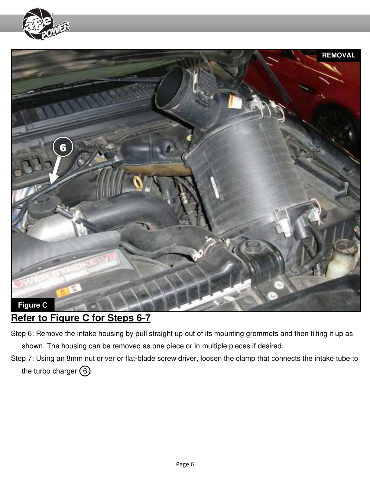 aFe Momentum HD Cold Air Intake | Ford V8-6.0L (03-07) (51-73003)