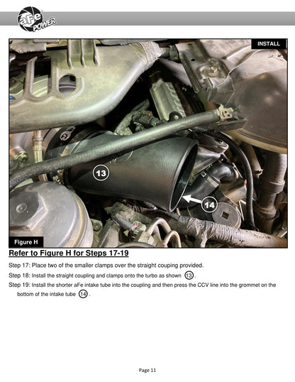 aFe Momentum HD Cold Air Intake | Ford V8-6.0L (03-07) (51-73003)