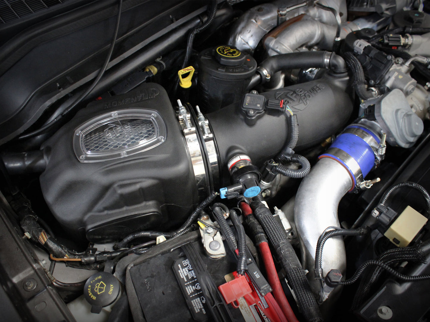 aFe Power Momentum HD Pro DRY S Stage-2 Si Intake 08-10 Ford Diesel Trucks V8-6.4L (See afe51-73004-E) (51-73004)