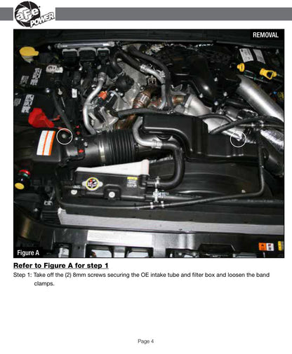 aFe Momentum HD Cold Air Intake | Ford Diesel V8-6.7L (11-15) (51-73005-1) (SPF73005-1)