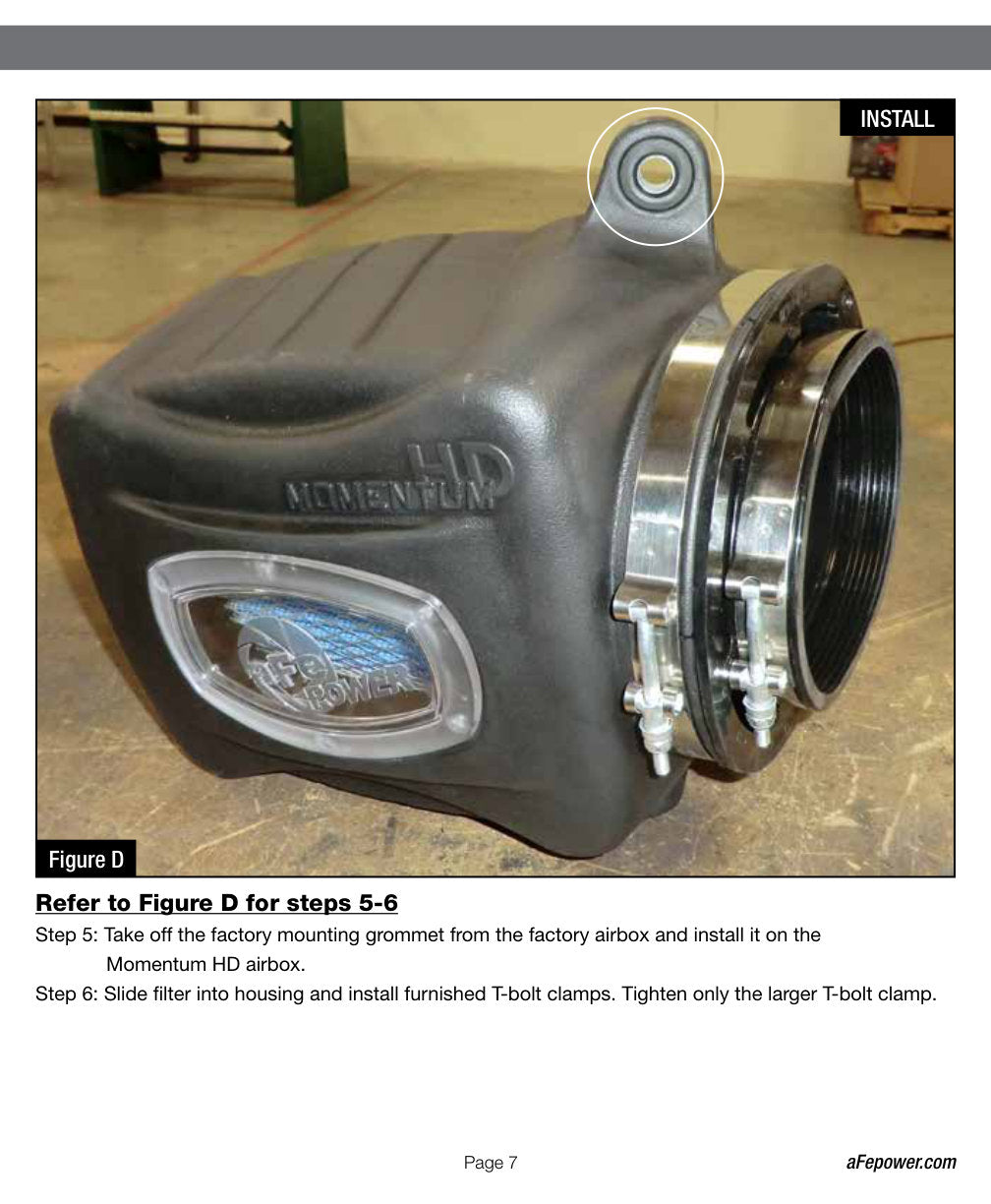 aFe Momentum HD Cold Air Intake | Ford Diesel V8-6.7L (11-15) (51-73005-1) (SPF73005-1)