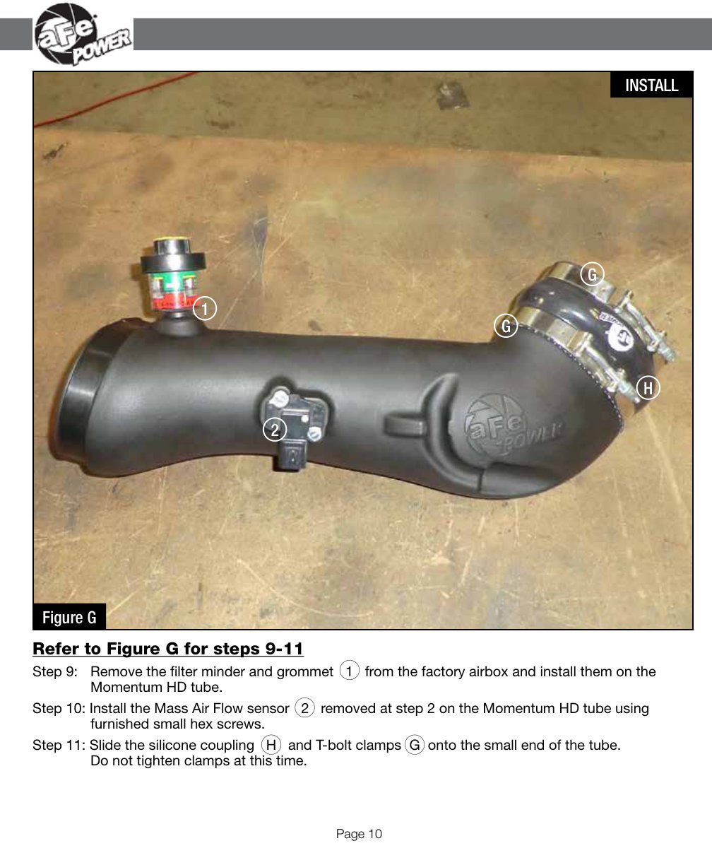 aFe Momentum HD Cold Air Intake | Ford Diesel V8-6.7L (11-15) (51-73005-1) (SPF73005-1)