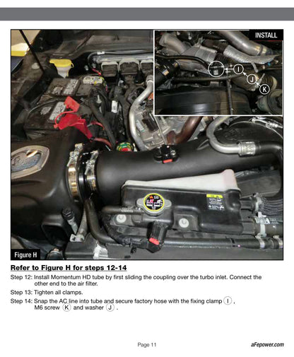 aFe Momentum HD Cold Air Intake | Ford Diesel V8-6.7L (11-15) (51-73005-1) (SPF73005-1)