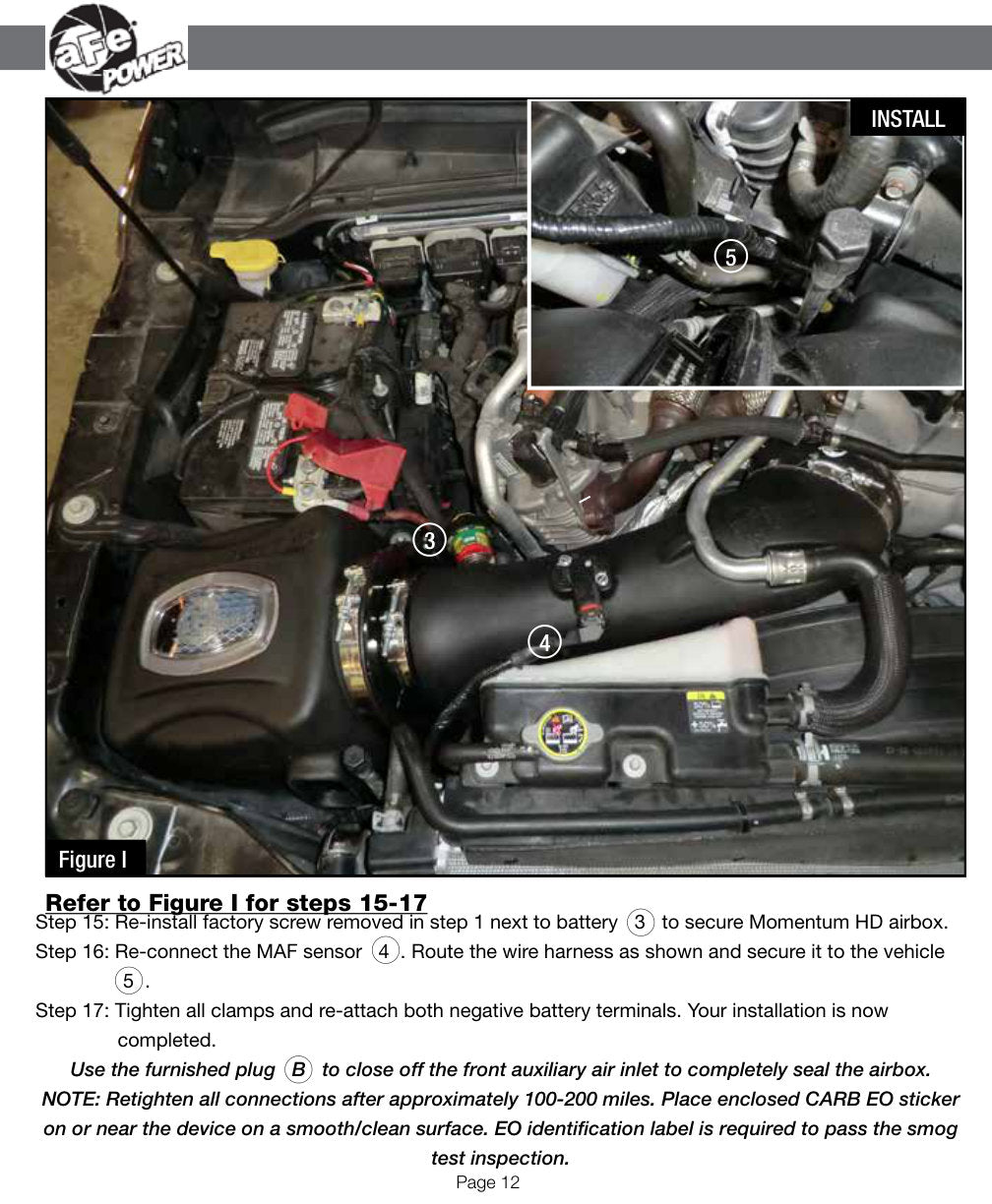 aFe Momentum HD Cold Air Intake | Ford Diesel V8-6.7L (11-15) (51-73005-1) (SPF73005-1)