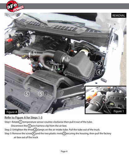aFe Momentum GT Pro DRY S Intake System | Ford F-150 EcoBoost V6 2.7L/3.5L (16) (51-73112-1)