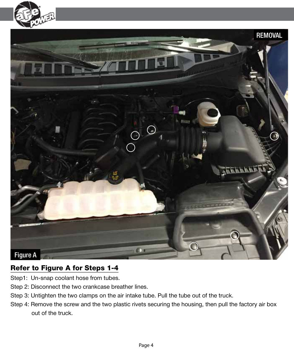 aFe Momentum GT Cold Air Intake System w/ Pro DRY S Filter | Ford F-150 V8 5.0L (15-17) (51-73114)