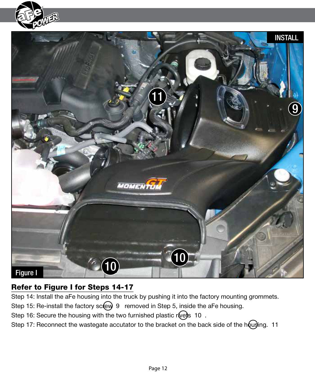 aFe POWER Momentum GT Pro Dry S Intake System | Ford F-150 Raptor V6-3.5L(tt) EcoBoost (51-73115)