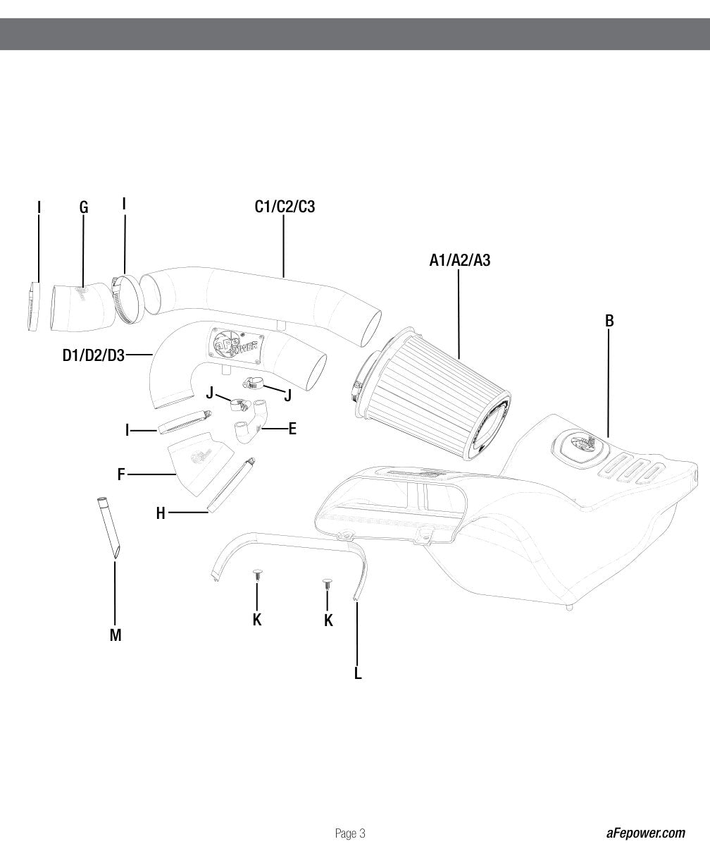aFe Momentum XP Pro Dry S Intake | Ford F-150 15-20 Raptor V6 3.5L (51-73120-B)