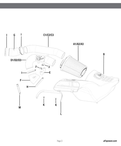 aFe Momentum XP Pro Dry S Intake | Ford F-150 15-20 Raptor V6 3.5L (51-73120-B)