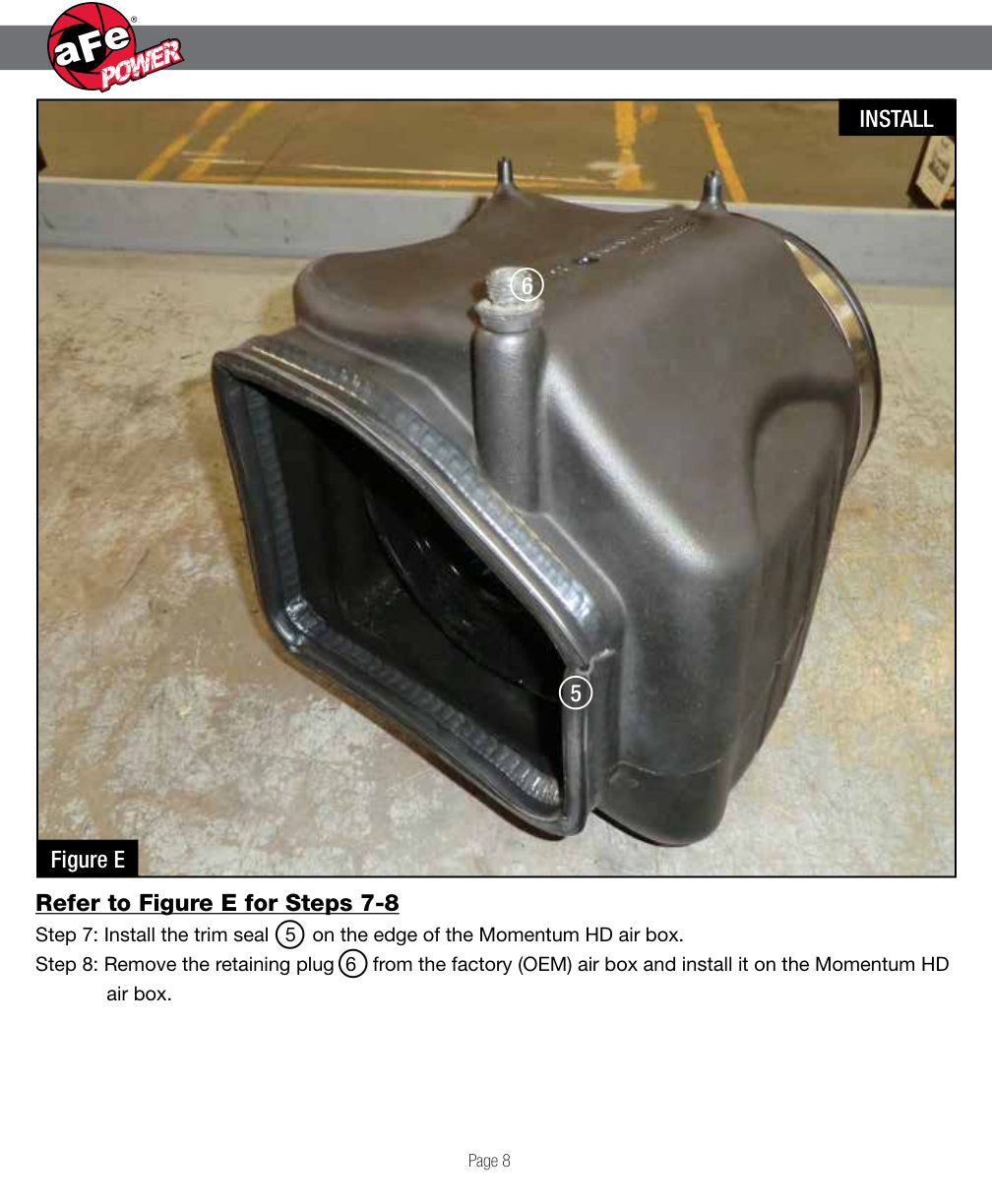 aFe Momentum HD Cold Air Intake | GM Diesel V8-6.6L LLY (04.5-05) (51-74002) (SPF74002-12K)