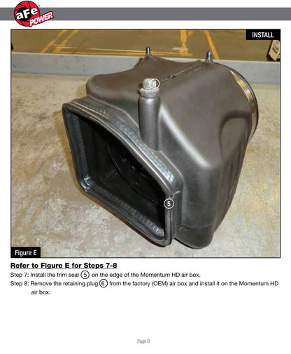 aFe Momentum HD Cold Air Intake | GM Diesel V8-6.6L LLY (04.5-05) (51-74002) (SPF74002-12K)