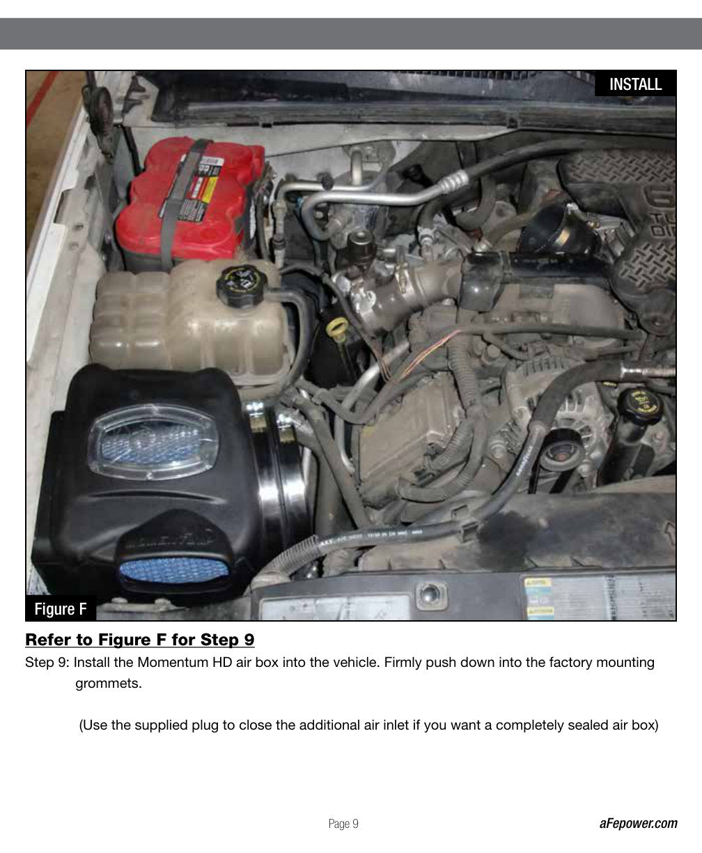aFe Momentum HD Cold Air Intake | GM Diesel V8-6.6L LLY (04.5-05) (51-74002) (SPF74002-12K)