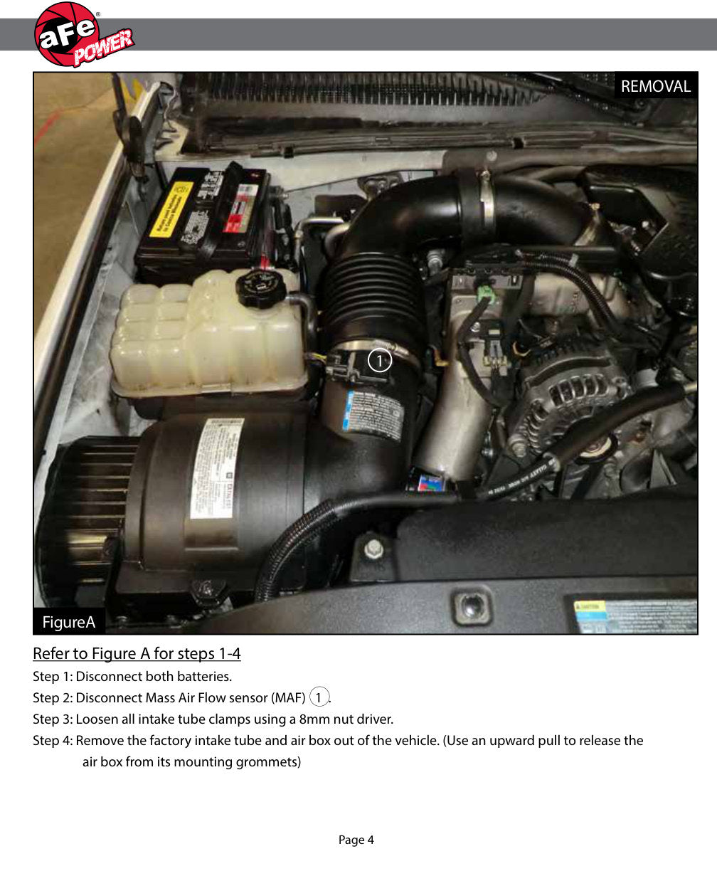 aFe Momentum HD PRO DRY S Stage-2 SI Intake System | GM Diesel Trucks V8-6.6L (06-07) (51-74003)
