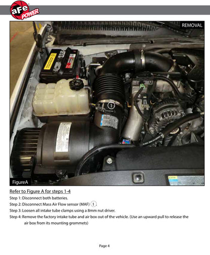 aFe Momentum HD PRO DRY S Stage-2 SI Intake System | GM Diesel Trucks V8-6.6L (06-07) (51-74003)