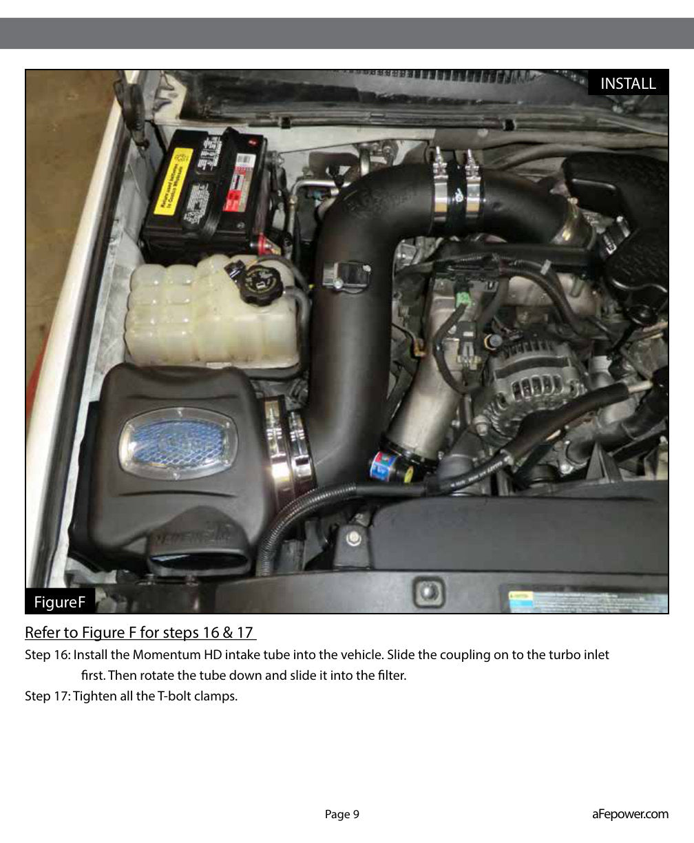 aFe Momentum HD PRO DRY S Stage-2 SI Intake System | GM Diesel Trucks V8-6.6L (06-07) (51-74003)