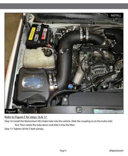 aFe Momentum HD PRO DRY S Stage-2 SI Intake System | GM Diesel Trucks V8-6.6L (06-07) (51-74003)