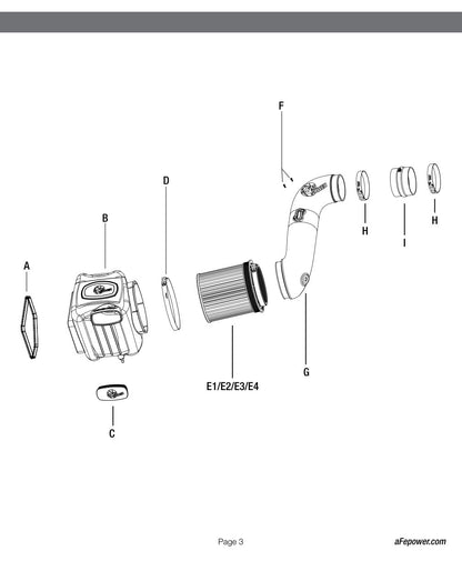 aFe Momentum HD Cold Air Intake | GM Diesel V8-6.6L LMM (07.5-10) (51-74004) (SPF74004-12K)
