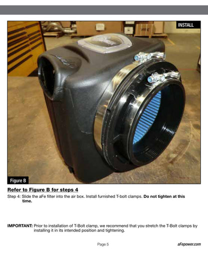 aFe Momentum HD Cold Air Intake | GM Diesel V8-6.6L LMM (07.5-10) (51-74004) (SPF74004-12K)