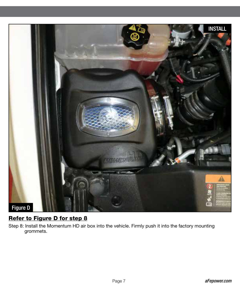 aFe Momentum HD Cold Air Intake | GM Diesel V8-6.6L LMM (07.5-10) (51-74004) (SPF74004-12K)