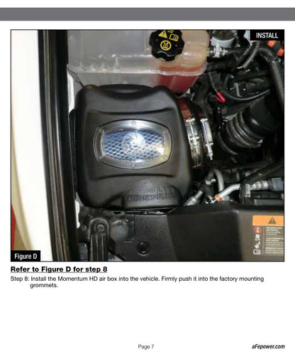 aFe Momentum HD Cold Air Intake | GM Diesel V8-6.6L LMM (07.5-10) (51-74004) (SPF74004-12K)