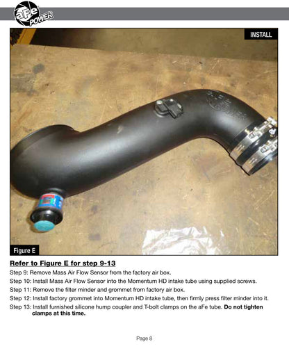 aFe Momentum HD Cold Air Intake | GM Diesel V8-6.6L LMM (07.5-10) (51-74004) (SPF74004-12K)