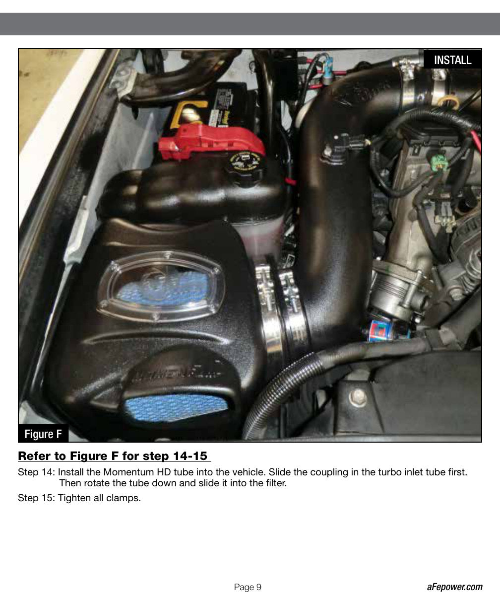 aFe Momentum HD Cold Air Intake | GM Diesel V8-6.6L LMM (07.5-10) (51-74004) (SPF74004-12K)