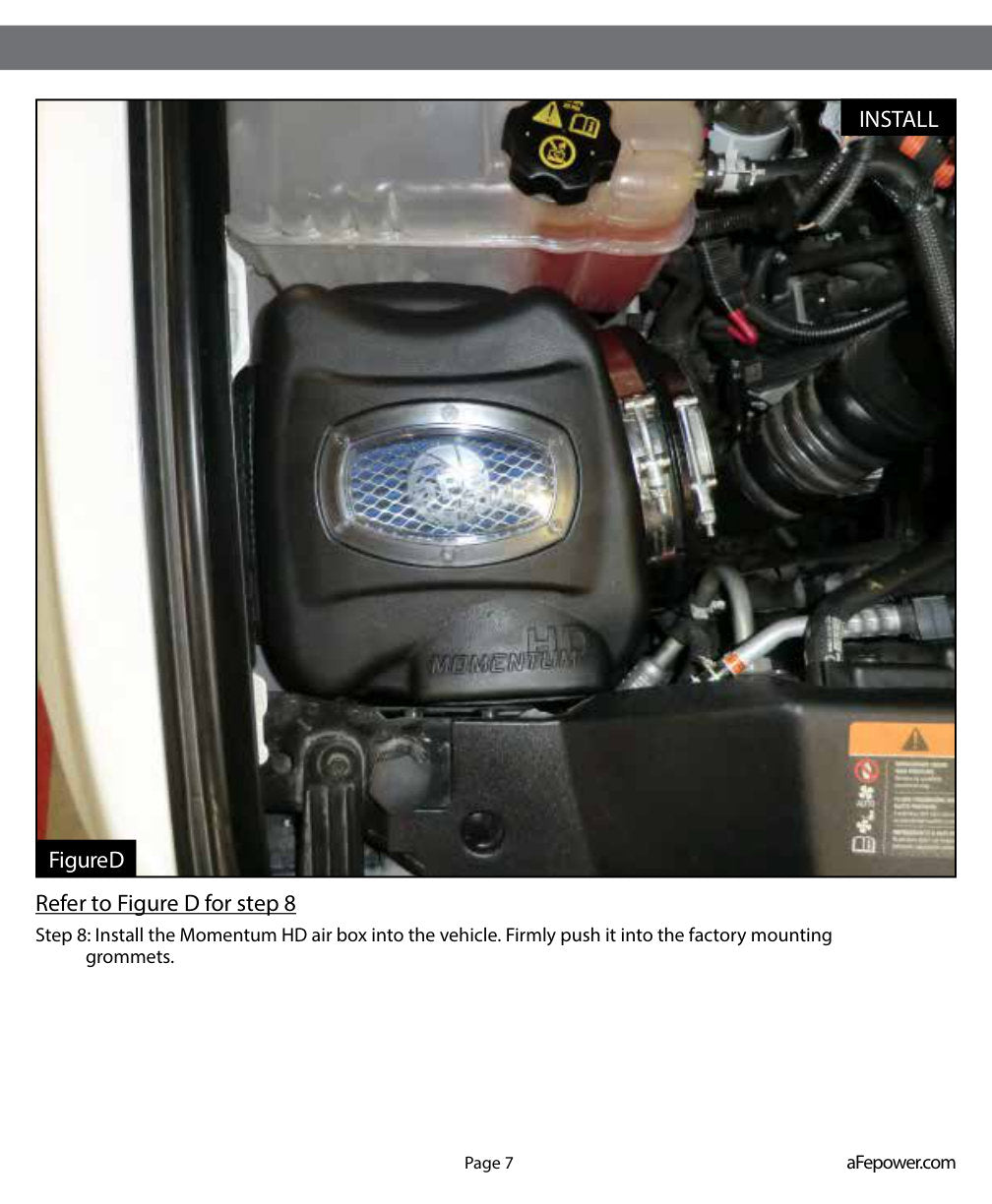 aFe Momentum HD Cold Air Intake | GM Diesel V8-6.6L LML (11-16) (51-74006-1) (SPF74006-1)