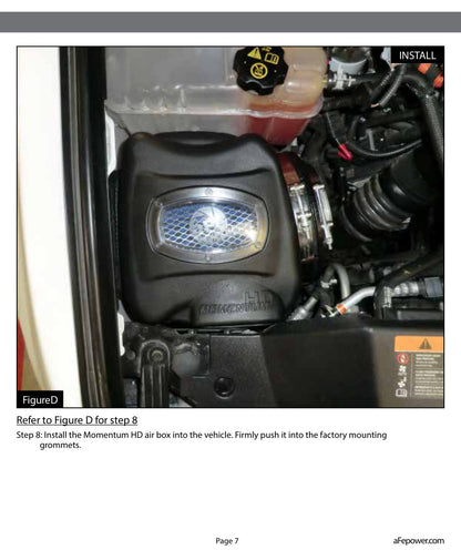 aFe Momentum HD Cold Air Intake | GM Diesel V8-6.6L LML (11-16) (51-74006-1) (SPF74006-1)
