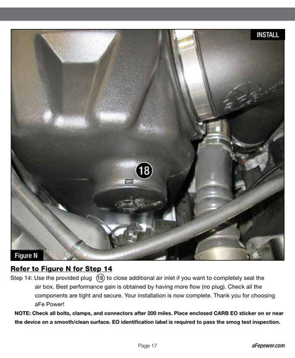 aFe Momentum GT D&S CAI | Colorado 2.8L L4 Duramax (16-21) (51-74007)