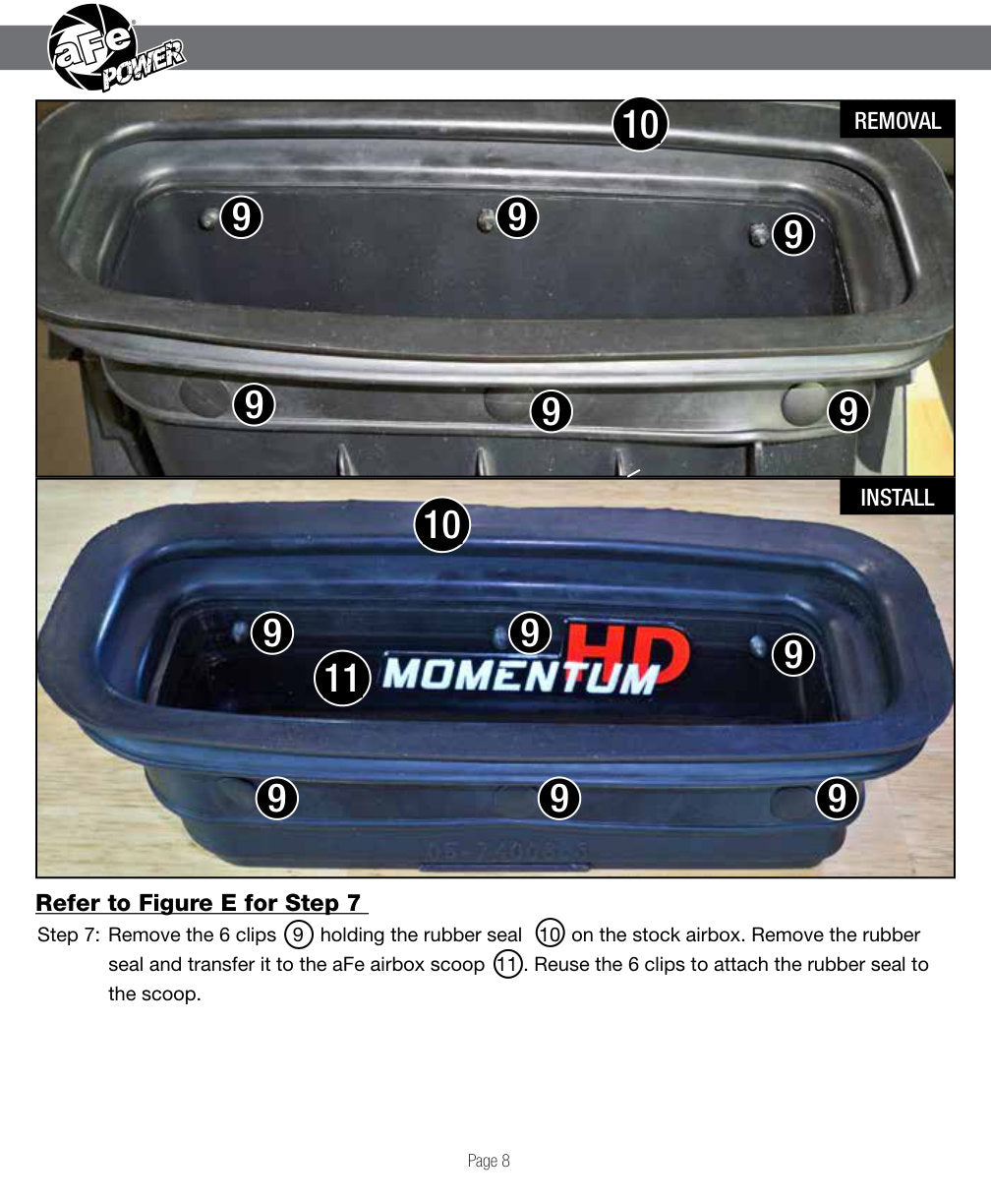 aFe Momentum HD Pro DRY S Cold Air Intake | GM Diesel Trucks V8-6.6L (17+) (51-74008)