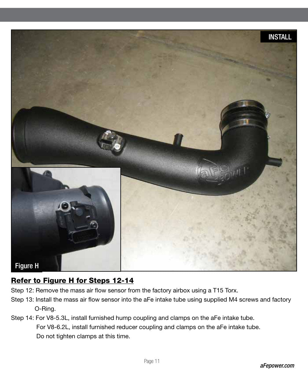 aFe Momentum GT PRO DRY S Cold Air Intake System | GM Silverado/Sierra V8-6.2L (15-17) (51-74104)