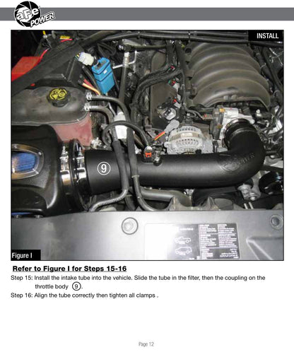 aFe Momentum GT PRO DRY S Cold Air Intake System | GM Silverado/Sierra V8-6.2L (15-17) (51-74104)