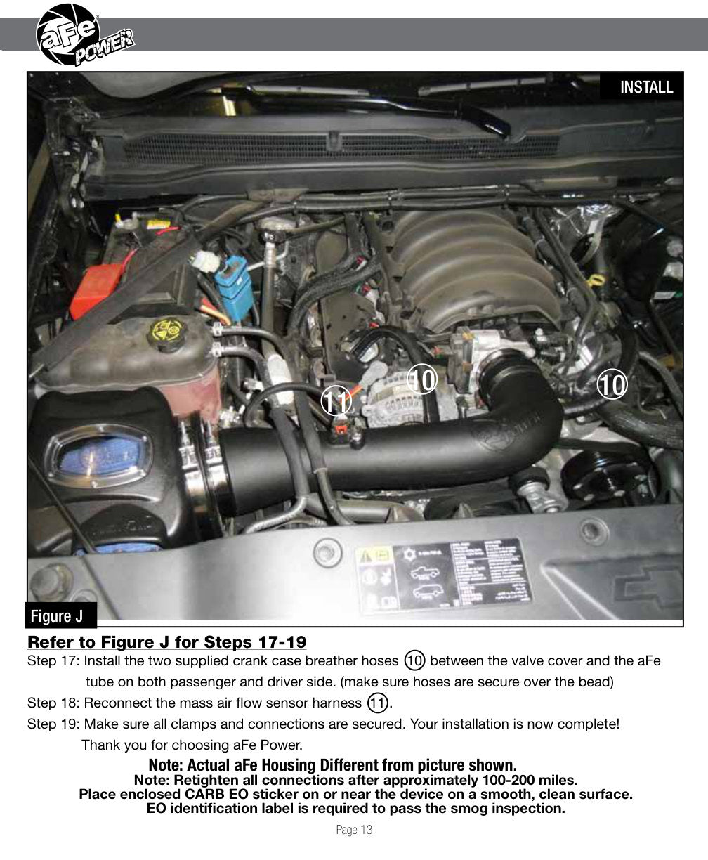 aFe Momentum GT PRO DRY S Cold Air Intake System | GM Silverado/Sierra V8-6.2L (15-17) (51-74104)