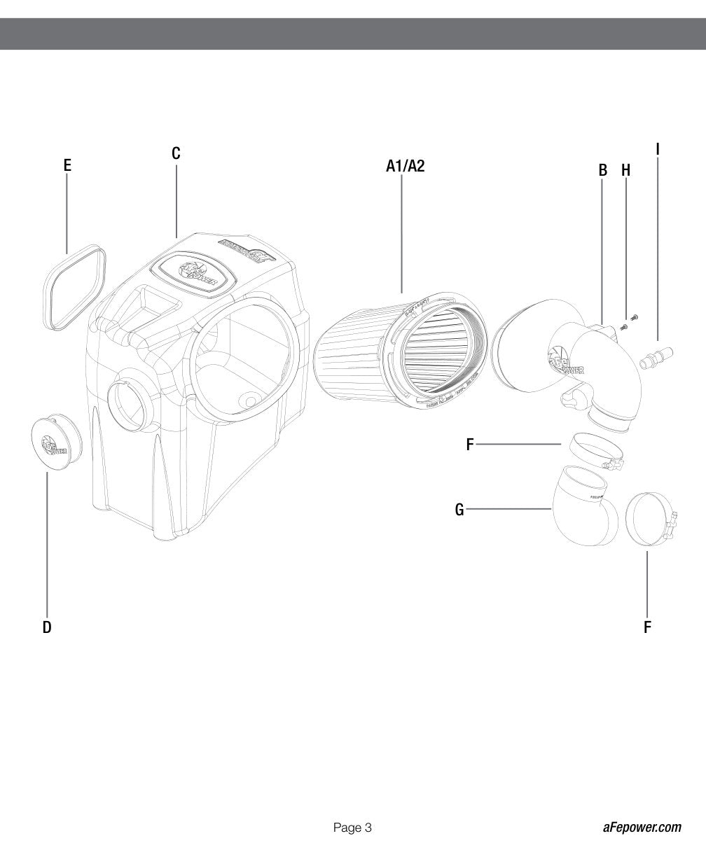 aFe Momentum GT D&S Cold Air Intake | GM Colorado/Canyon L4-2.5L (15-16) (SPF5174107)