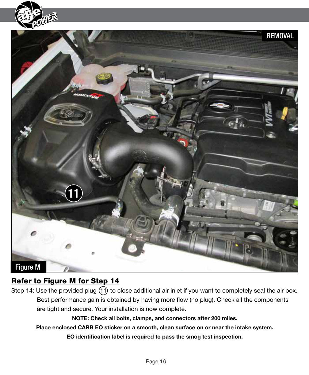 aFe Momentum GT D&S Cold Air Intake | GM Colorado/Canyon L4-2.5L (15-16) (SPF5174107)