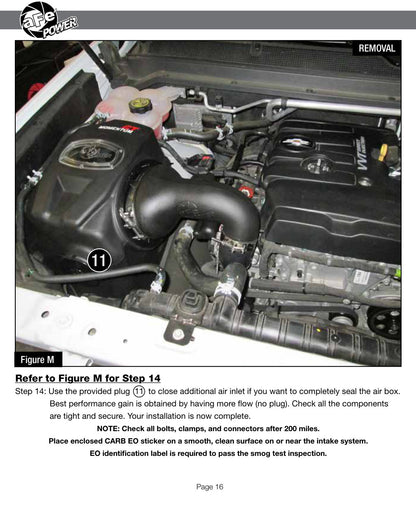 aFe Momentum GT D&S Cold Air Intake | GM Colorado/Canyon L4-2.5L (15-16) (SPF5174107)