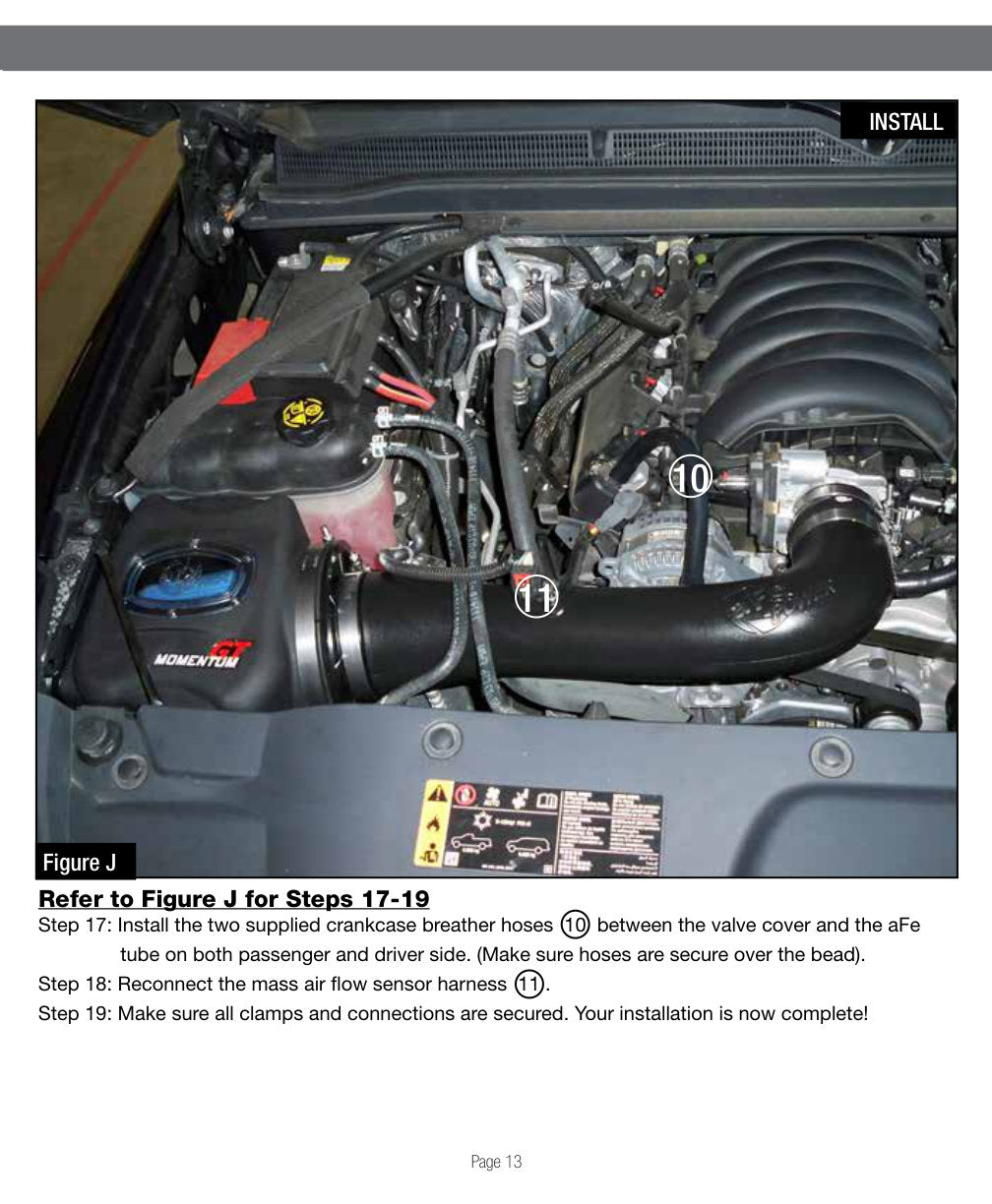 aFe Momentum GT Pro DRY S Cold Air Intake | GM SUV V8 5.3L/6.2L (14-17) (51-74110)