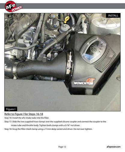 aFe Momentum Air Intake System | Cadillac ATS 13-19 (51-74205)