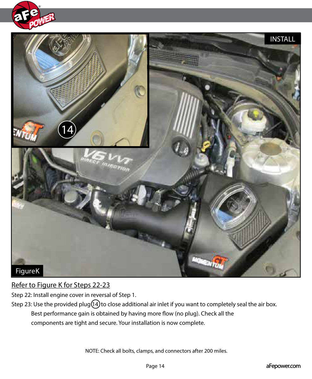 aFe Momentum Air Intake System | Cadillac ATS 13-19 (51-74205)