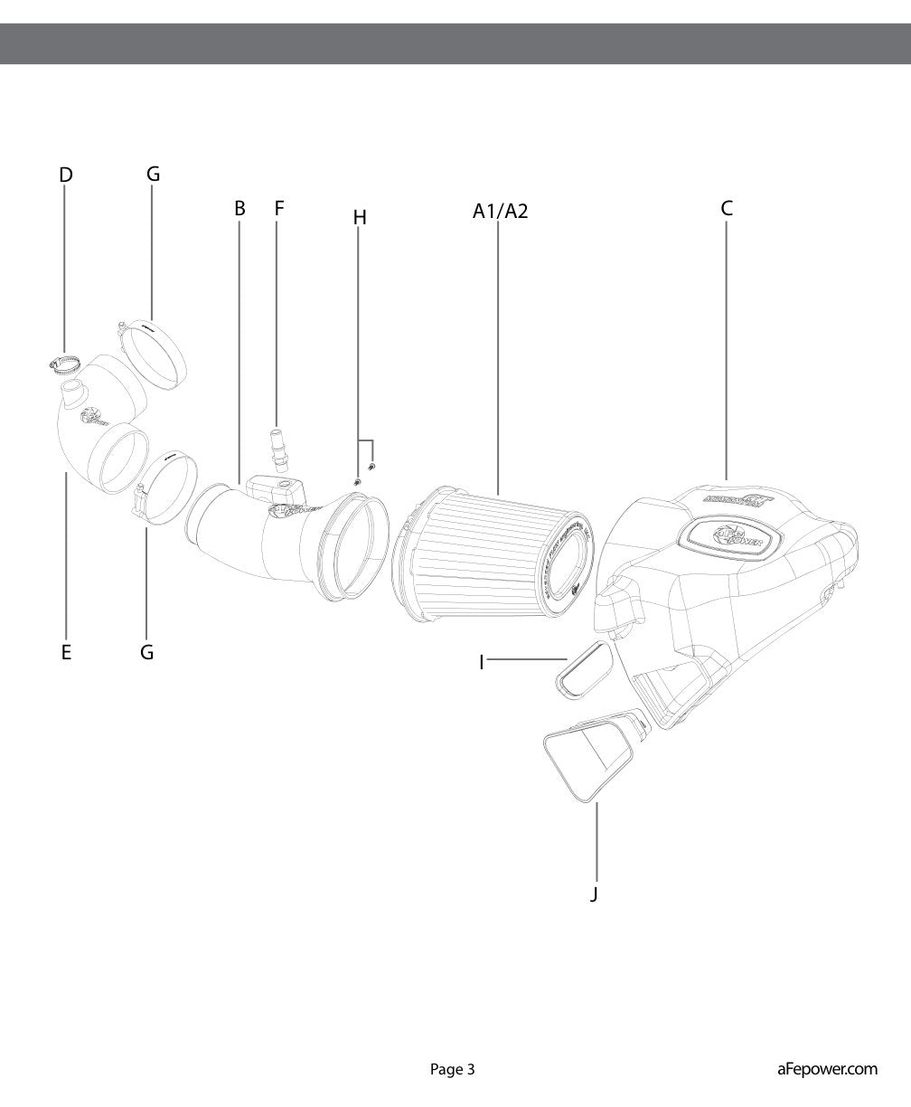 aFe Momentum GT Pro DRY S Intake 16-26 Camaro SS (51-74210)