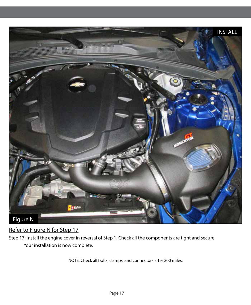 aFe Momentum GT Pro DRY S Intake | Chevy Camaro (16-26) (51-74211)