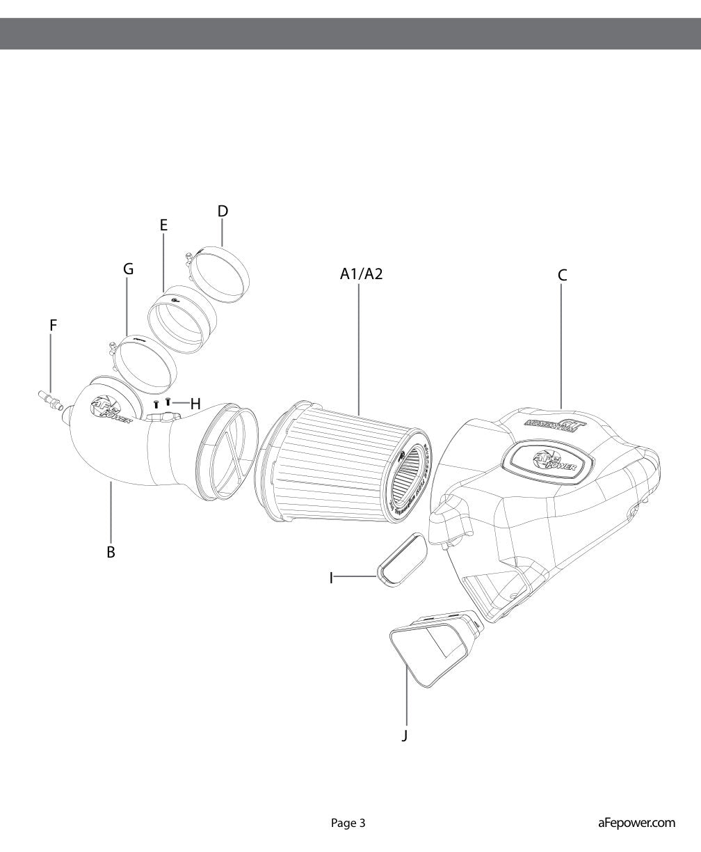 aFe Momentum GT | Chevy Camaro 6.2L V8 17-26 (51-74214) (SPF5174214)
