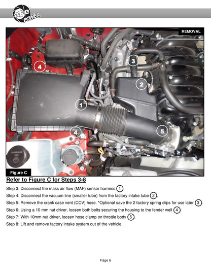 aFe 07-21 Toyota Tundra V8 5.7L Momentum GT Cold Air Intake w/ Pro DRY S Filter (51-76003-R)