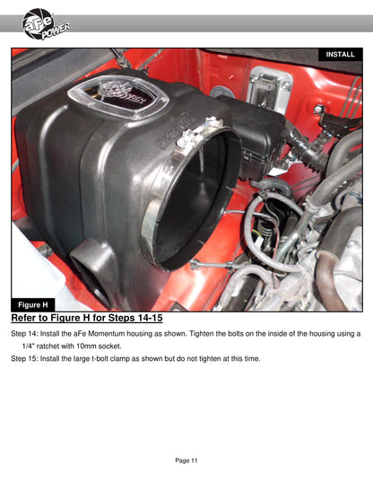 aFe Momentum GT Pro DRY S Stage-2 Si Intake | Toyota Tundra V8 5.7L (07-14) (51-76003)