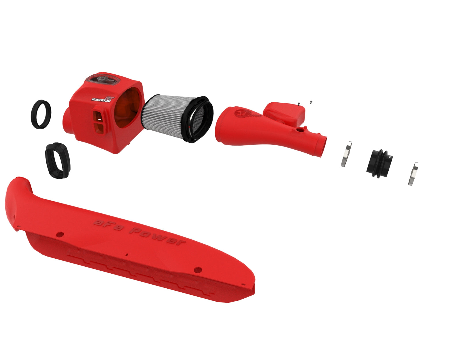 aFe Momentum GT Red Edition Cold Air Intake | Toyota Tacoma V6 3.5L (16-23) (51-76005-R)