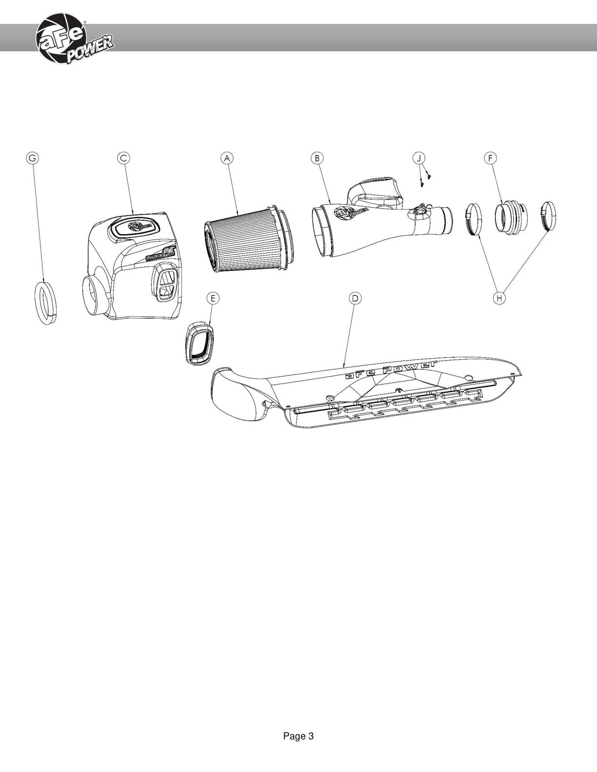 aFe Momentum GT Red Edition Cold Air Intake | Toyota Tacoma V6 3.5L (16-23) (51-76005-R)