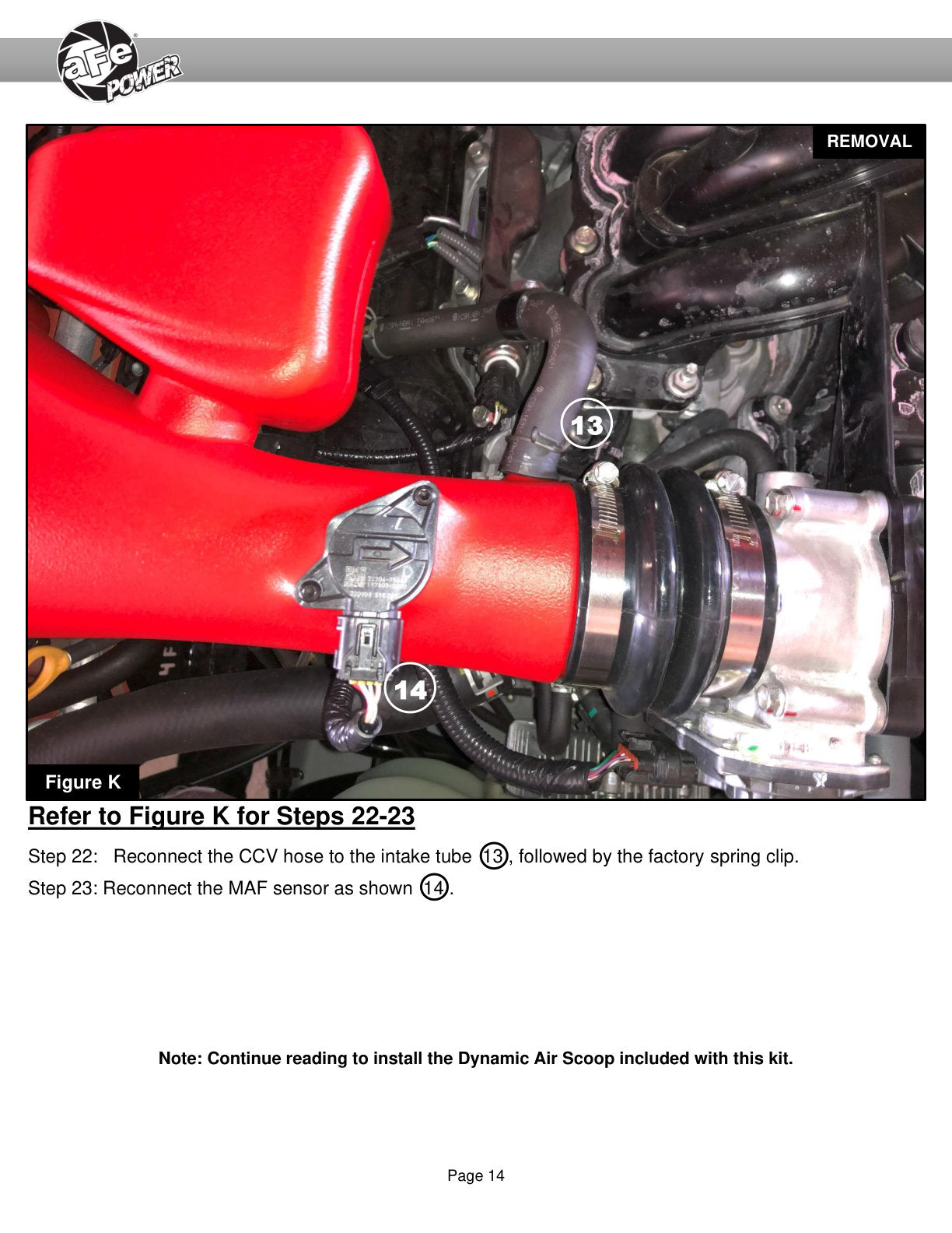 aFe Momentum GT Red Edition Cold Air Intake | Toyota Tacoma V6 3.5L (16-23) (51-76005-R)