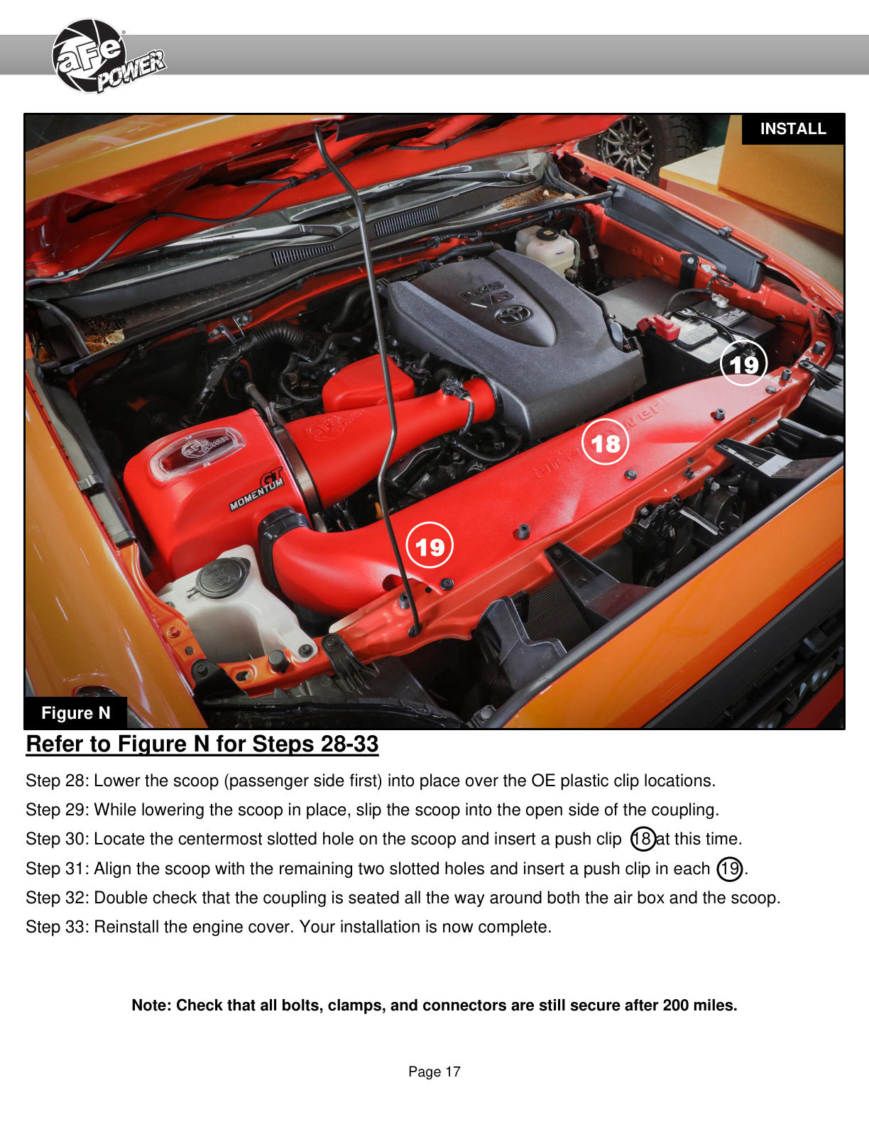 aFe Momentum GT Red Edition Cold Air Intake | Toyota Tacoma V6 3.5L (16-23) (51-76005-R)