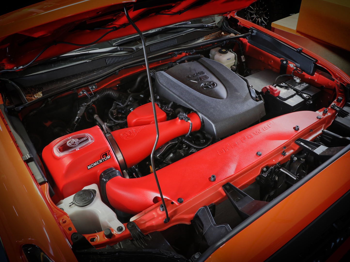 aFe Momentum GT Red Edition Cold Air Intake | Toyota Tacoma V6 3.5L (16-23) (51-76005-R)