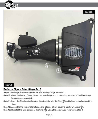 aFe Momentum GT Cold Air Intake | Infiniti QX80/Patrol 5.6L V8 (14-17/10-15) (51-76104)